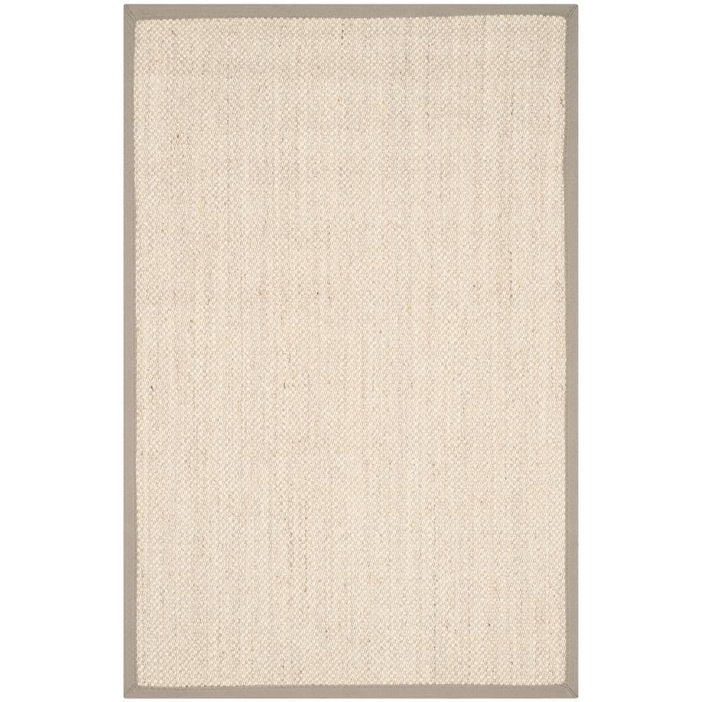 Natural Fiber Marble/Khaki Doormat 3 ft. x 5 ft. Border Area Rug price history on PriceWatchPro
