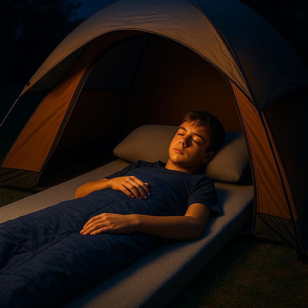 "63""x26""x4"" Kids Memory Foam Outdoor Tent Camping Mattress Portable Sleeping Pad Topper for Floor Guest Bed" price history on PriceWatchPro