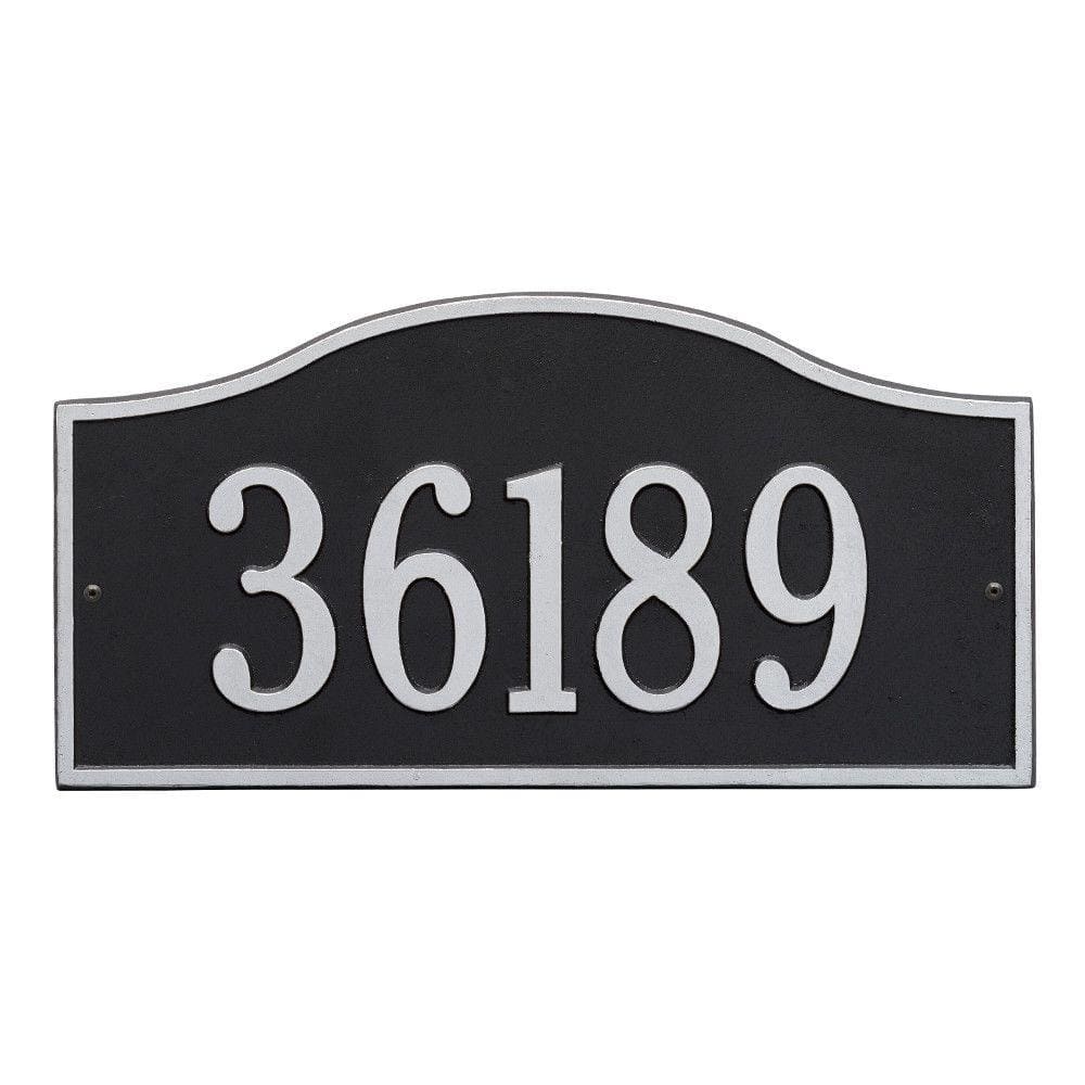 Whitehall Products Rolling Hills Rectangular Black/Silver Grande Wall