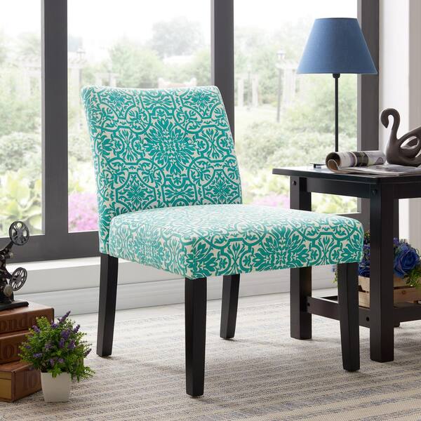 turquoise side chair