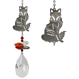 Woodstock Rainbow Makers Collection, Crystal Fantasy, 4.5 in. Fox Crystal Suncatcher