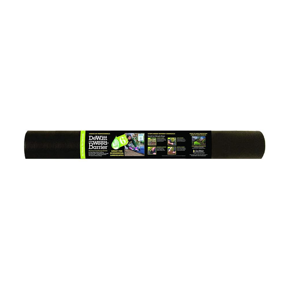 6-Year 4 in. x 200 ft. 1.5 oz. Landscape Fabric Home and Pro Weed Barrier