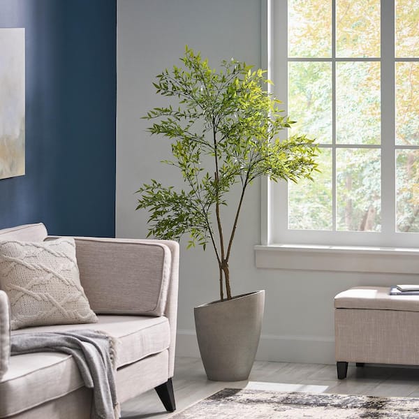 Noble House Gerald 4 .93 ft. Artificial Bamboo Nandina Trees
