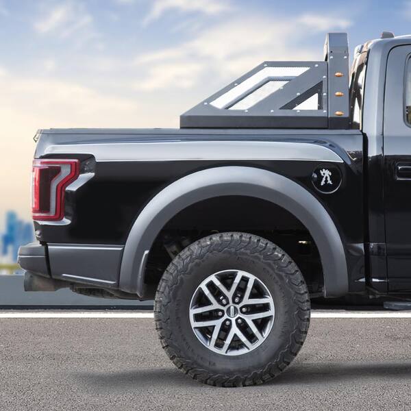 thumbnail image 2 of Beetlea Truck Roll Bar Chase Rack With 6 Amber Side Marker Lamps – Adjustable Steel, 52.6 Lb 2 of 3