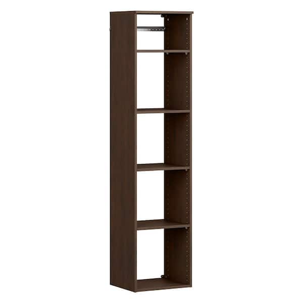 ClosetMaid Style+ 17 in. W Chocolate Hanging Wood Closet Tower