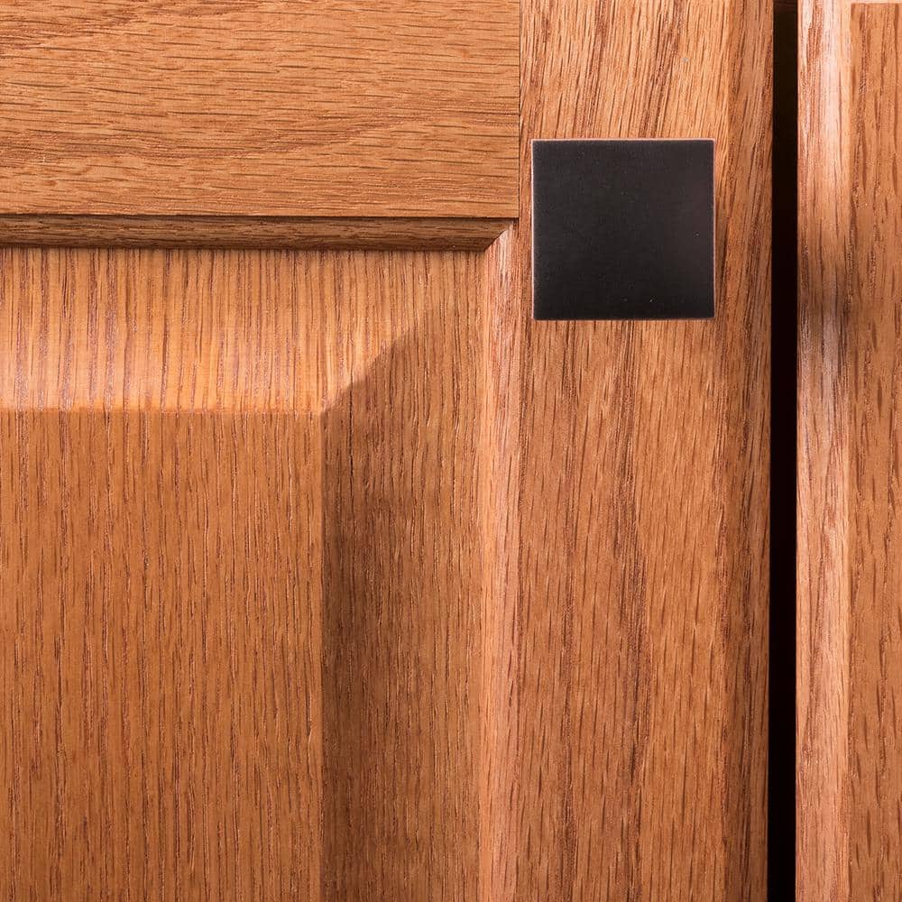 1-1/4 Inch Square Oil Rubbed Bronze Cabinet Knob