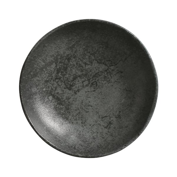 PORTO BRASIL 18.1 fl. oz. Chromium Gray Stoneware Organic Bowl (Set of 6)
