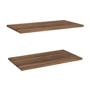 Impressions Walnut Shelves for 25 in. W Impressions Tower (2-Pack)