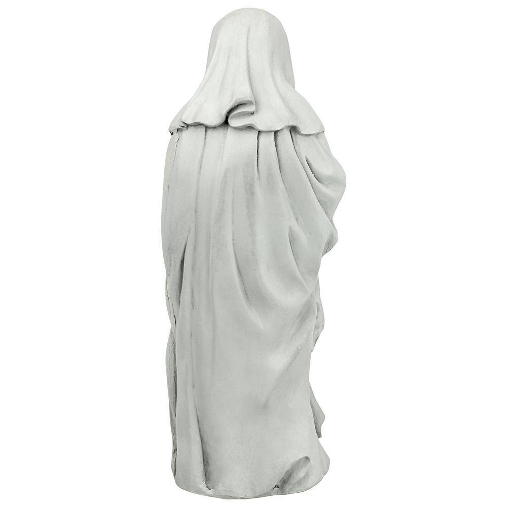 Medium Gray Resin French Pleurant Weeper Statue