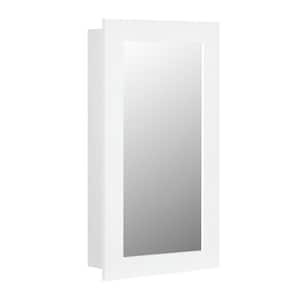 15.75 in. W x 28 in. H Wall Mounted Rectangular Medicine Cabinet with Mirror