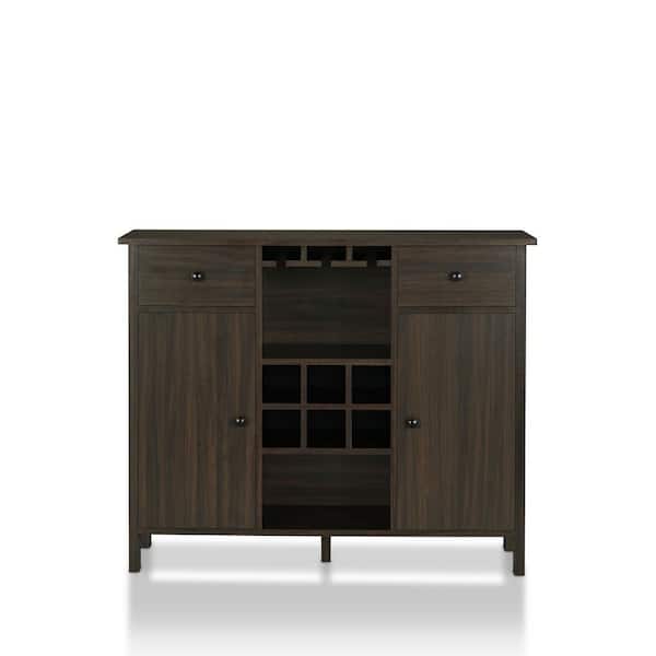 Maxen Wenge 6-Bottle Wine Cabinet
