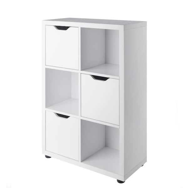 Julian 3 x 2 Storage Cabinet White Finish