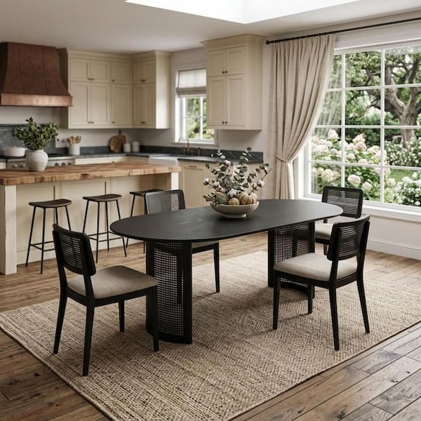 White Glass 48 in. Cross Legs Dining Table Seats Seats 6