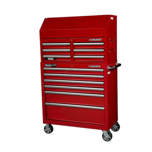 The Original Pink Box 41-in W x 41-in H 9-Drawer Steel Rolling Tool Cabinet  (Pink) in the Bottom Tool Cabinets department at