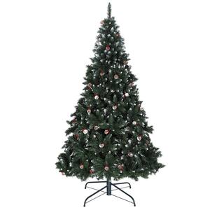 6.5 ft. Artificial Christmas Tree with Pine Cone