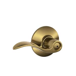 Accent Antique Brass Privacy Bed/Bath Door Handle