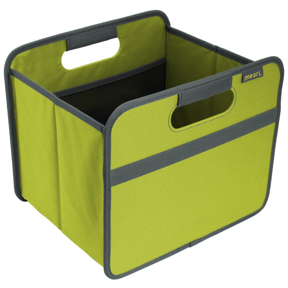 Meori Classic 4 Gal. Small Foldable Home Storage Box in Spring