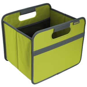 Classic 4 Gal. Small Foldable Home Storage Box in Spring Green