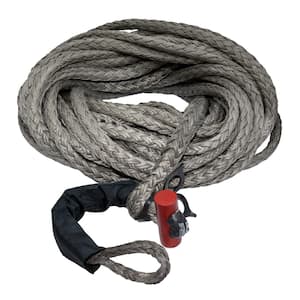 5/8 in. x 100 ft. 16933 lbs. WLL Synthetic Winch Rope Line with Integrated Shackle