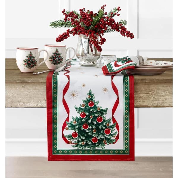Villeroy & Boch Toy's Delight Engineered Table Runner, Multicolor - 13"W x 70"L
