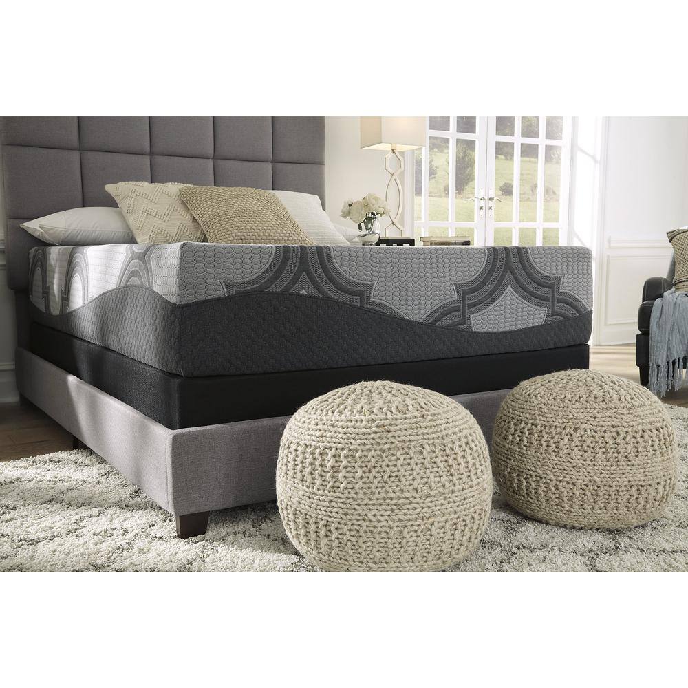 Gray Queen Hybrid Innerspring Adjustable Mattress