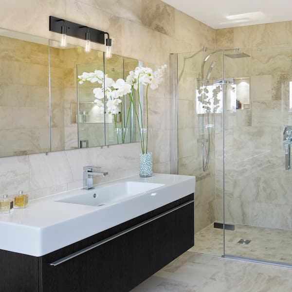 Brass Industrial Bathroom Vanity Light, Bathroom Vanities Bay Area Showrooms
