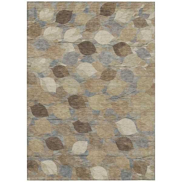 Chantille Machine Washable Indoor/Outdoor Abstract ACN2444 Beige 10 ft. x 14 ft. Area Rug