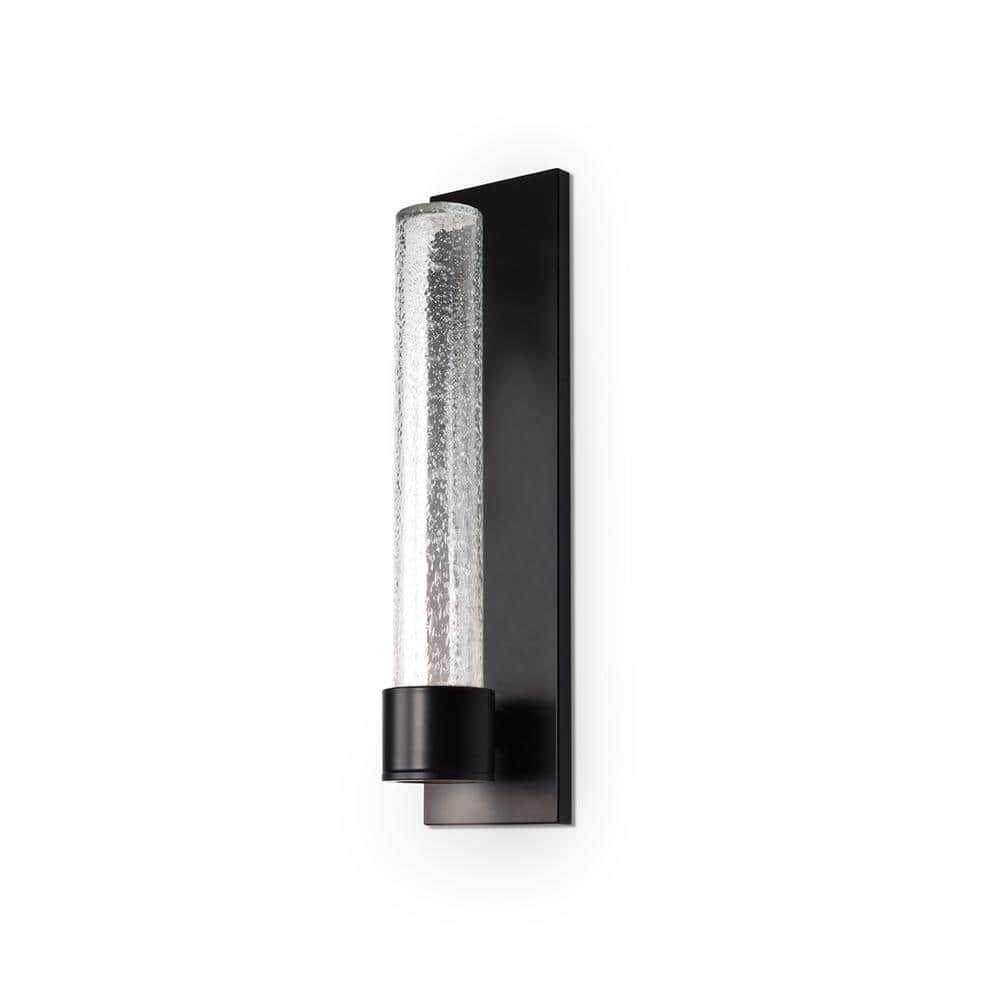 Copenhagen Sleek Black Aluminum LED Dimmable Wall Sconce
