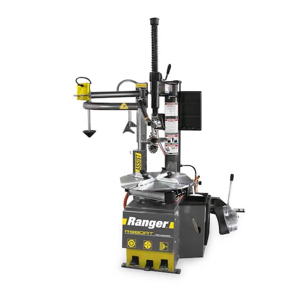 RANGER R980AT-L 110V Swing-Arm Tire Changer with Single-Tower Assist, 30 in. Capacity, 1-Phase, 50/60hz