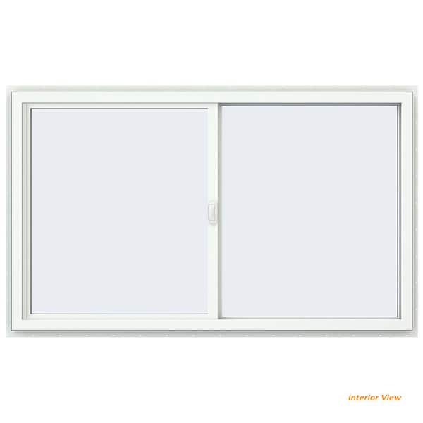 ★ジモティ割あり★  レンジボード ホワイト H196×D50×W105 クリーニング済み HJ1967 JELD-WEN 59.5 in. x 35.5 in. V-4500 Series White Vinyl Right