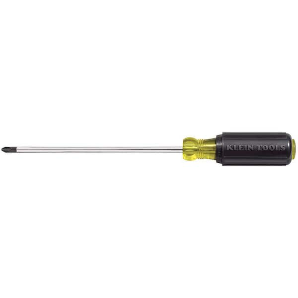 Klein Tools #2 Phillips Head Screwdriver with 7 in. Round Shank- Cushion Grip Handle