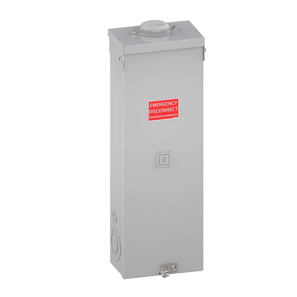 Square D QO 200 Amp 2Pole Outdoor Circuit Breaker Enclosure with QDL22200 PowerPact QFrame