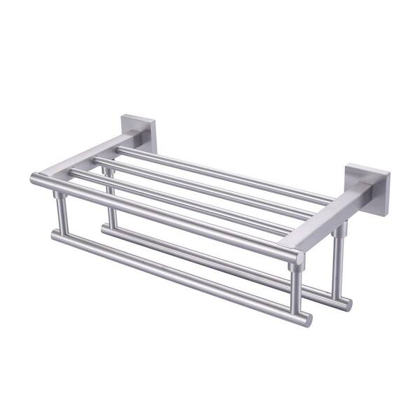 GROHE 122522 18 Inch Chrome Towel Bar - Wall Mount