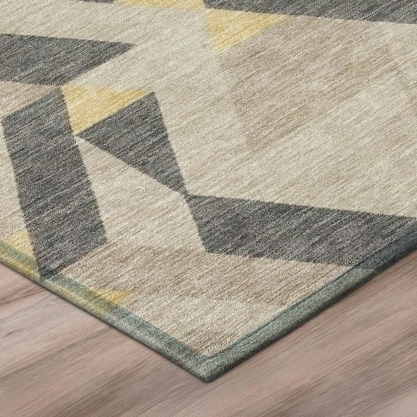 Chantille Machine Washable Indoor/Outdoor Abstract ACN2962 Gray 10 ft. x 14 ft. Area Rug