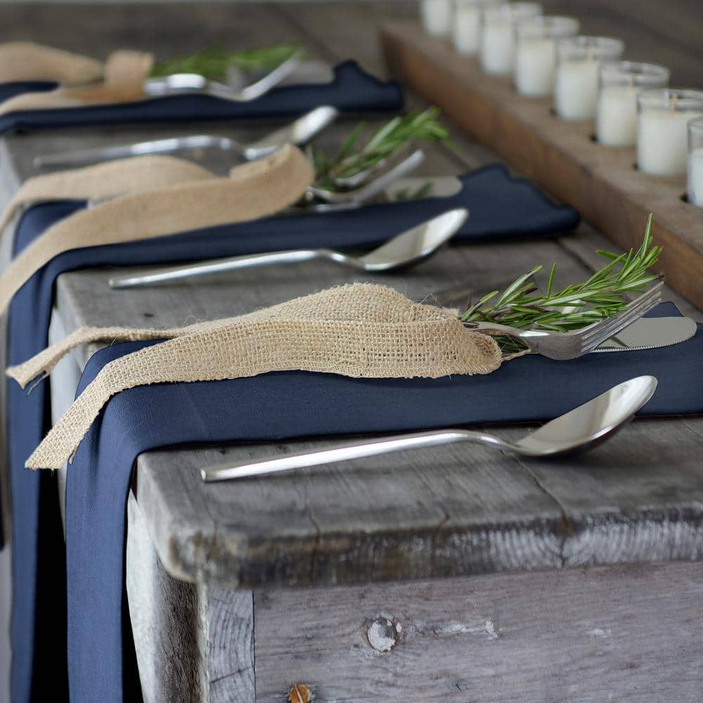 Indigo Linen Box Napkin Set of Four