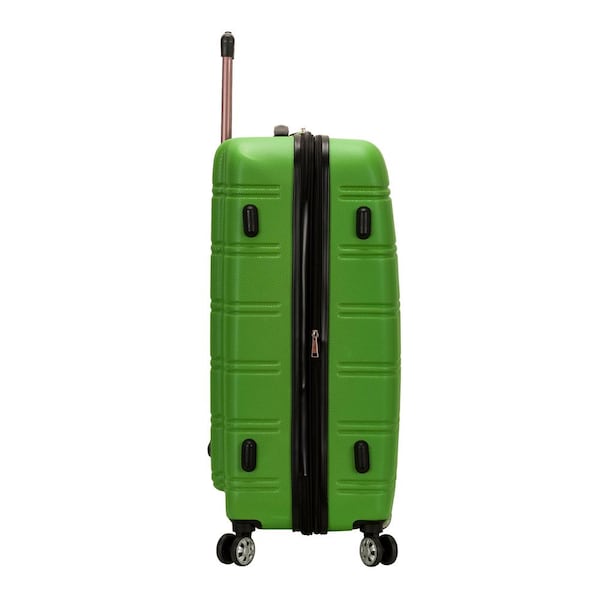 Rockland Melbourne 28 in. Green Expandable Hardside Dual Wheel