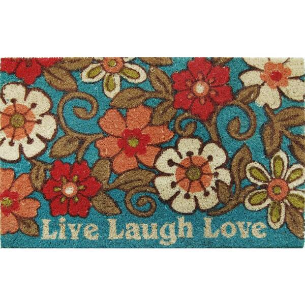 Home Dynamix Fiesta 18 in. x 28 in. Coir Outdoor Mat