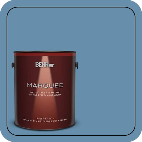 BEHR MARQUEE 1 gal. #S500-5 Treasure Map One-Coat Hide Matte Interior Paint & Primer