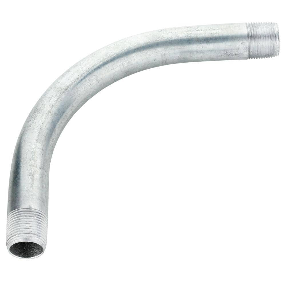 Commercial Electric 1 In. Rigid Metal Conduit (RMC) 90-Degree Elbow ...