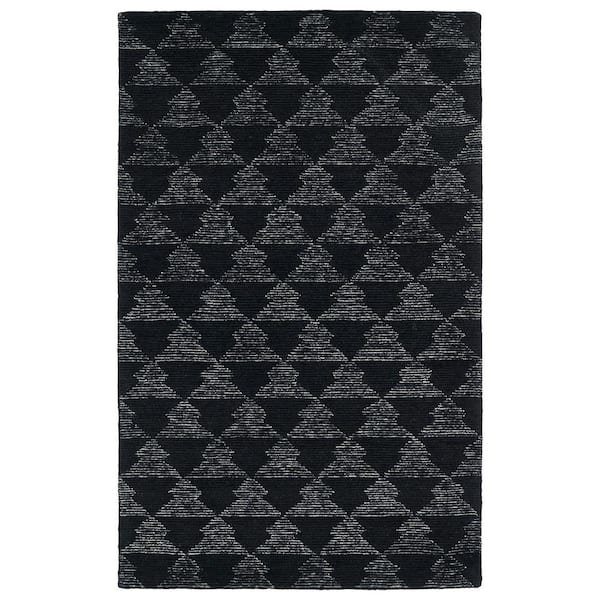 Kaleen Evanesce Black 8 ft. x 10 ft. Area Rug