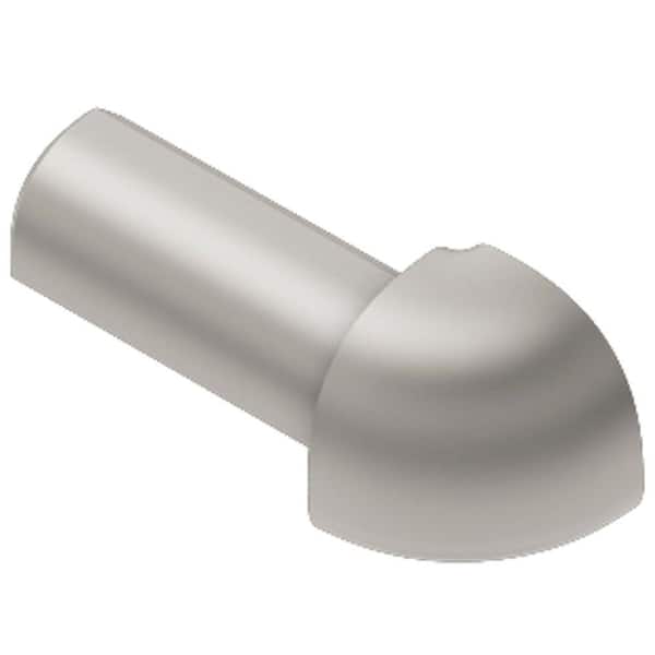 Rondec Satin Nickel Anodized Aluminum 3/8 in. x 1 in. Metal 90° Outside Corner