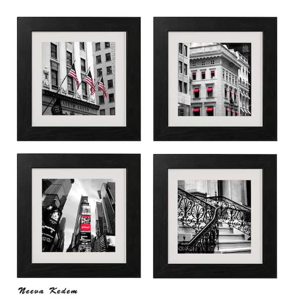 Imagine Letters Four 10 in. x 10 in. "Red View" by Neeva Kedem Framed Printed Wall Art