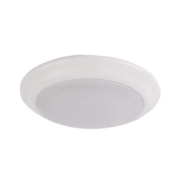 Unbranded Tyler 7.25 in. 1-Lights Matte White LED Flush Mount