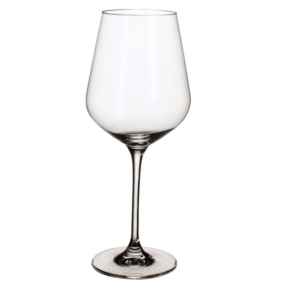 Elegant Clear Glass White Wine Set of Four