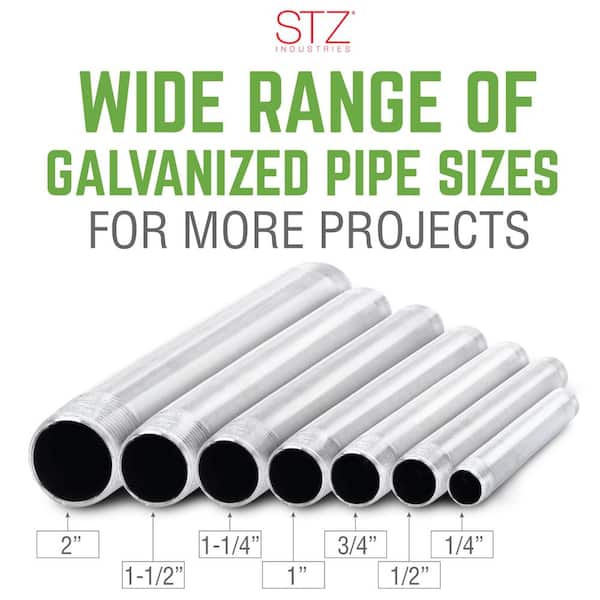 3/4 in. x 18 in. Galvanized Steel Schedule 40 Cut Pipe 3/4 in. x 18 in. Galvanized Steel Schedule 40 Cut Pipe