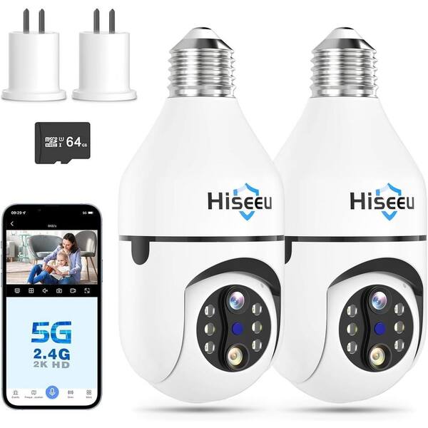 Etokfoks Wireless Outdoor Hardwired Security Camera with 0X Zoom Dual