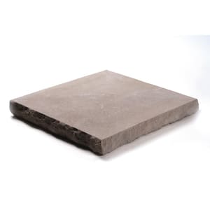 Grey Peaked Solid Column CapStone 18 in. x 18 in.