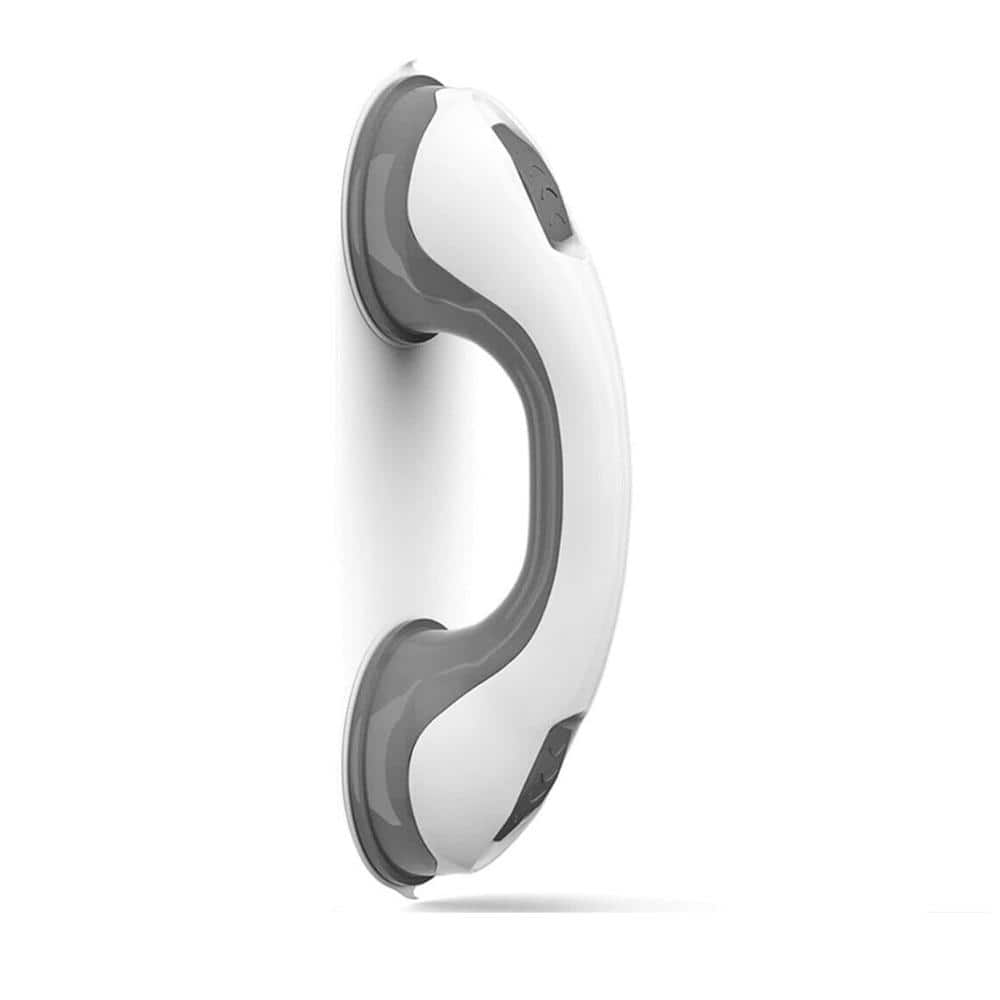 11 .8 in. Strong Hold Suction Cup Grip Shower Grab Bar Handle for Bathtub