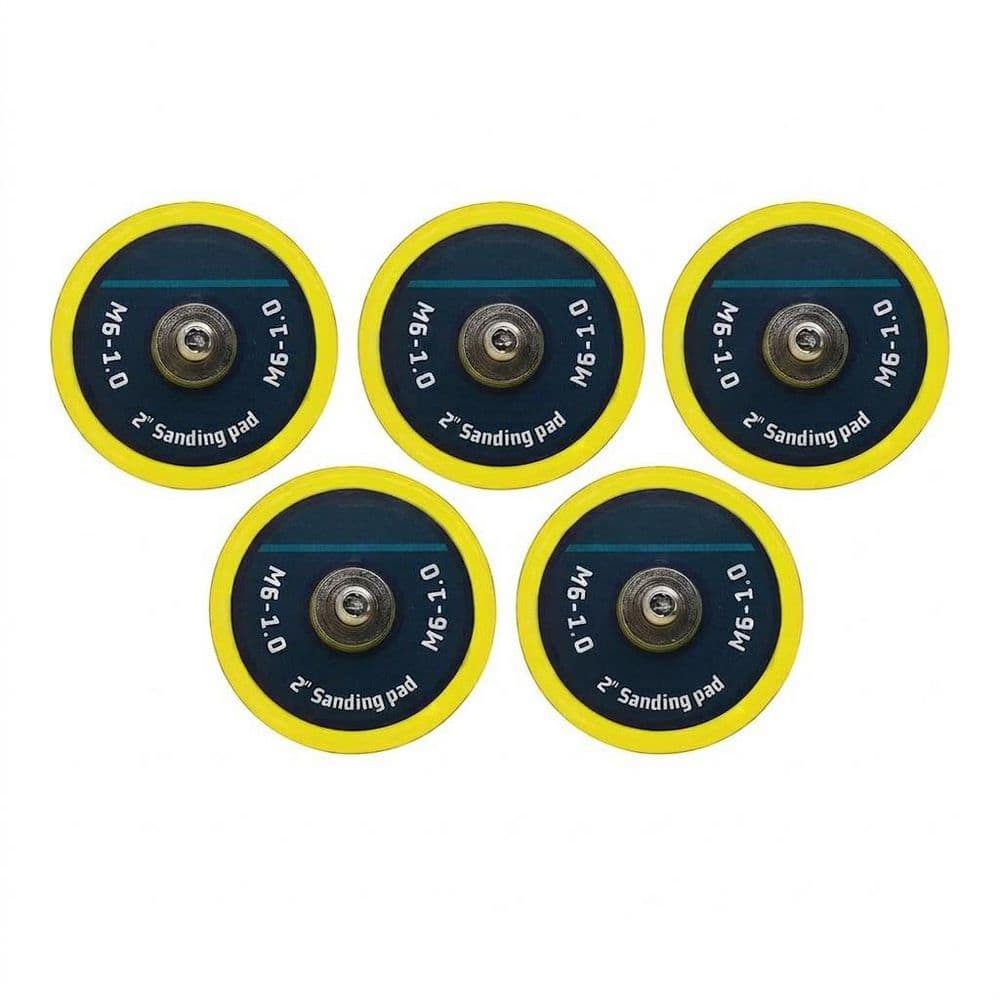 2 in. Polyurethane Hook Loop DA Polisher Sander Backing Plate with Steel Core for Rotary M6 Thread 5Pieces price history on PriceWatchPro