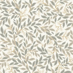 Willowberry Linen Grey Metallic Non-Pasted Wallpaper